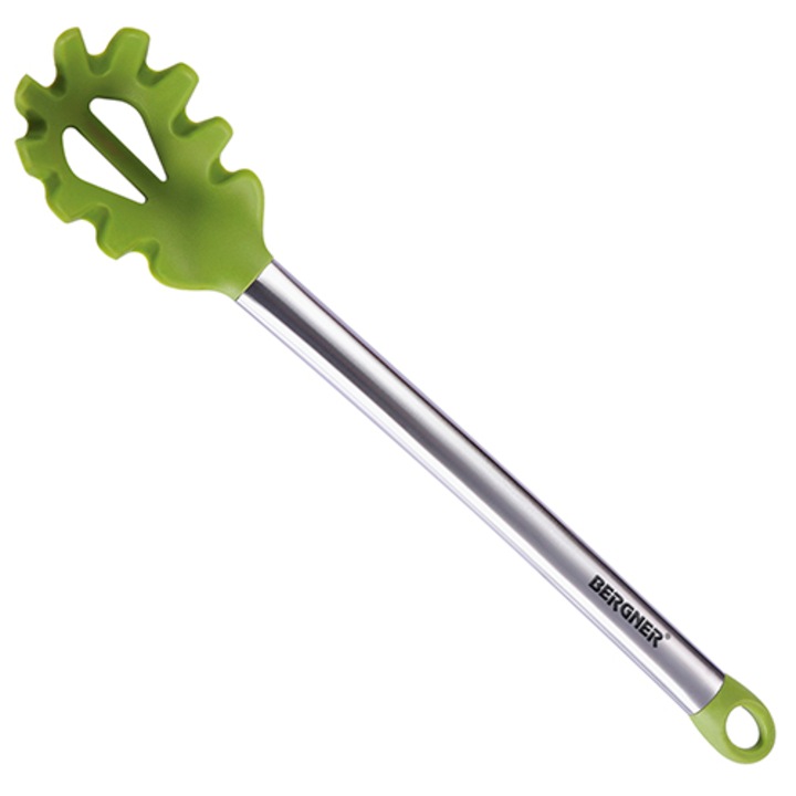 Lingura pentru paste Bergner BG-3366-OL, verde