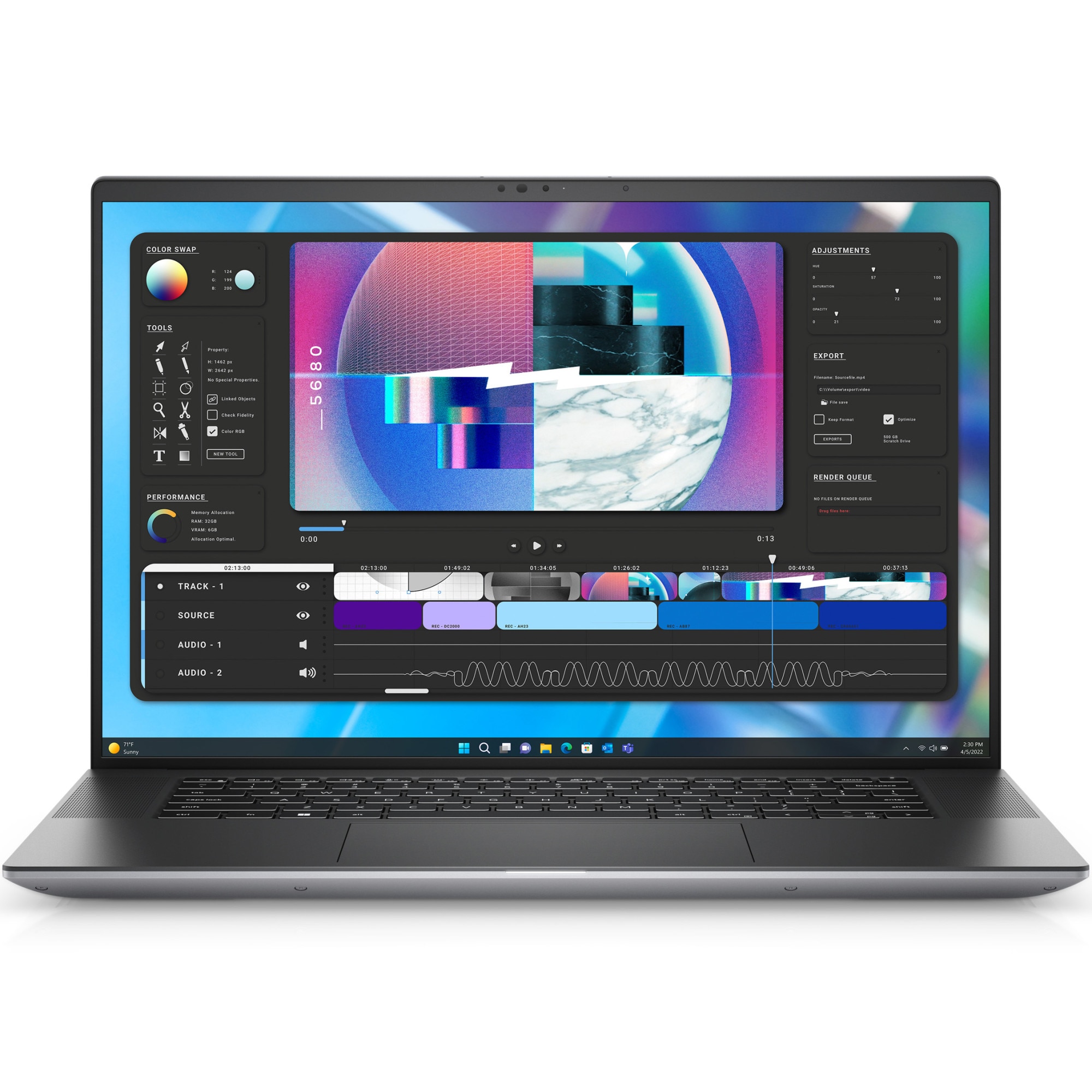DELL Precision・ Core i5-8500/8GB/1256GB① Laptop Dell Precision 