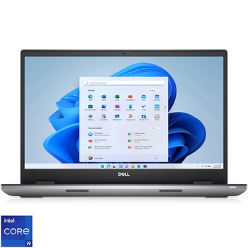 Laptop Dell Precision 7780, 17", Full HD, cu procesor Intel Core i9-13950HX, 64GB Ram, 2TB SSD, NVIDIA RTX 4000 Ada, Windows 11 Pro, Grey