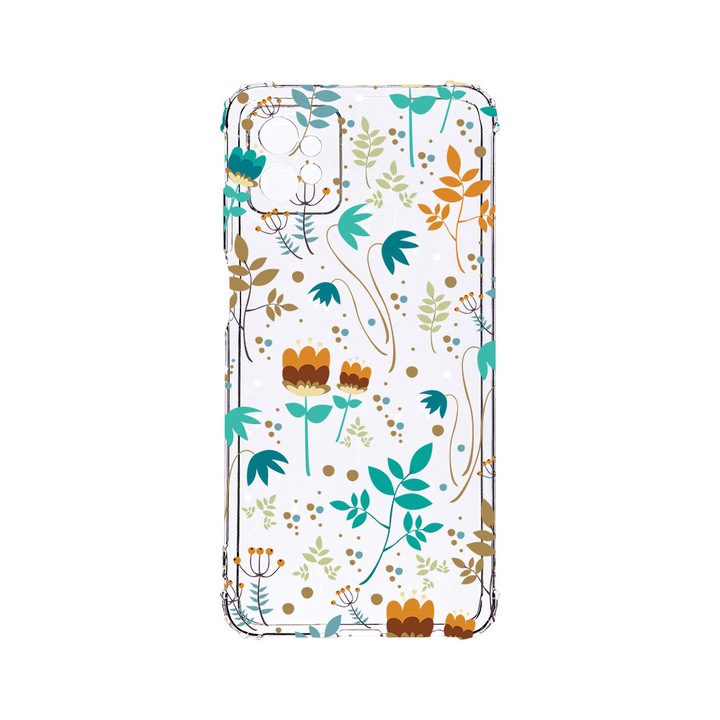 Husa BestCase® Anti Shock 1,5MM, Compatibila Cu Motorola Moto G32, Spring Flowers, Rezistenta La Socuri, Protectie Camera, Margini ridicate pentru protectia ecranului, AS 28