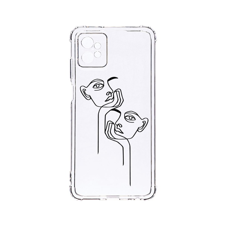 Husa BestCase® Anti Shock 1,5MM, Compatibila Cu Motorola Moto G32, Boring, Rezistenta La Socuri, Protectie Camera, Margini ridicate pentru protectia ecranului, AS 737