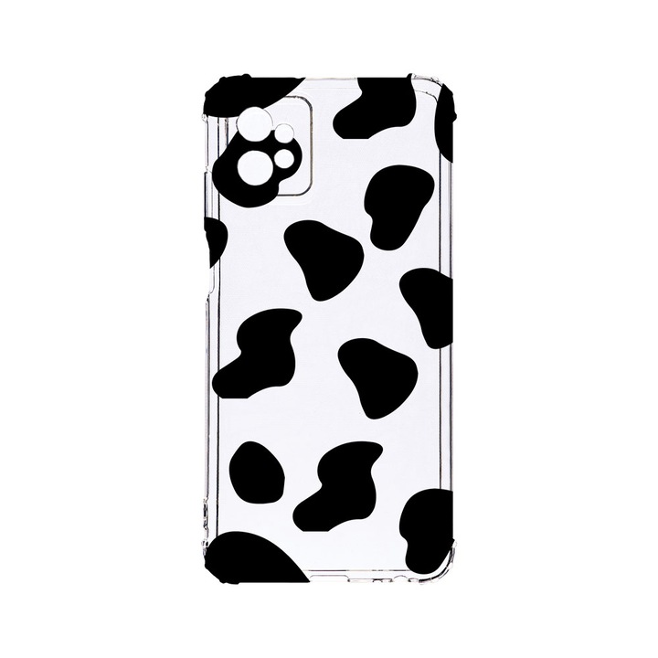 Husa BestCase® Anti Shock 1,5MM, Compatibila Cu Motorola Moto G32, Black Cow, Rezistenta La Socuri, Protectie Camera, Margini ridicate pentru protectia ecranului, AS 784