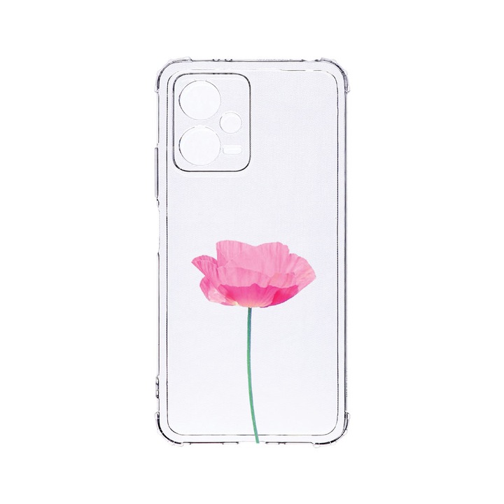 BestCase Strapabíró Anti Shock 1.5MM Telefontok, Poco X5 / Xiaomi Redmi Note 12 5G, Rose - Pastel Pink, Kamera védő, Military Grade Drop Protection, AS 693