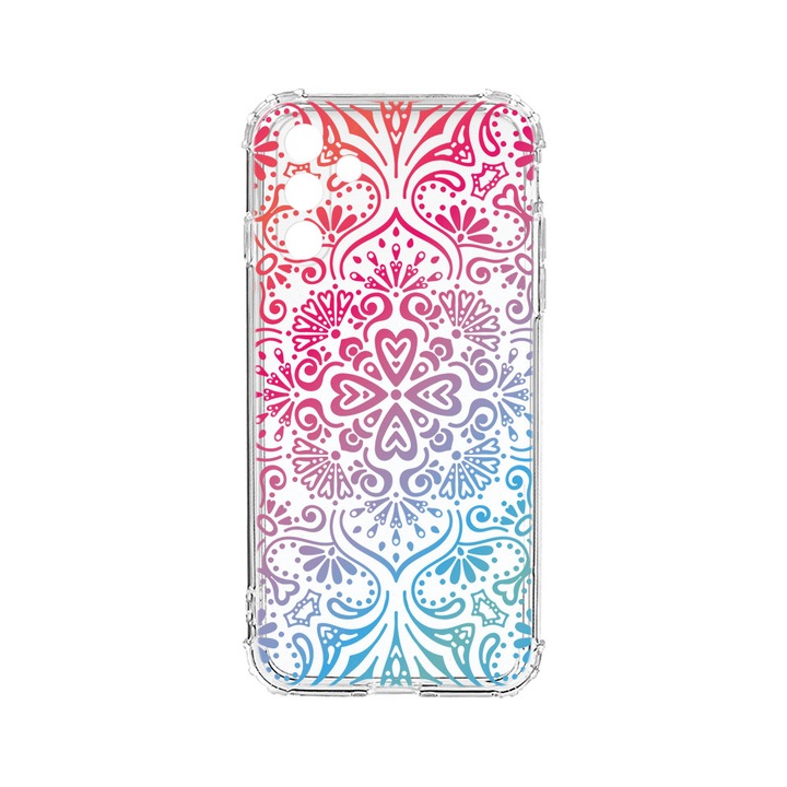 BestCase Strapabíró Anti Shock 1.5mm Telefontok, Samsung Galaxy A05s, Mandala Color, Kamera védő, Military Grade Drop Protection, AS 72