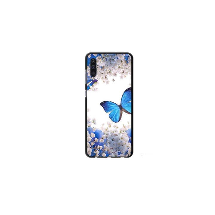 Персонализиран калъф за плуване и силиконово фолио за Huawei P30 Lite, модел Butterfly #4, многоцветен, S1D1M0041