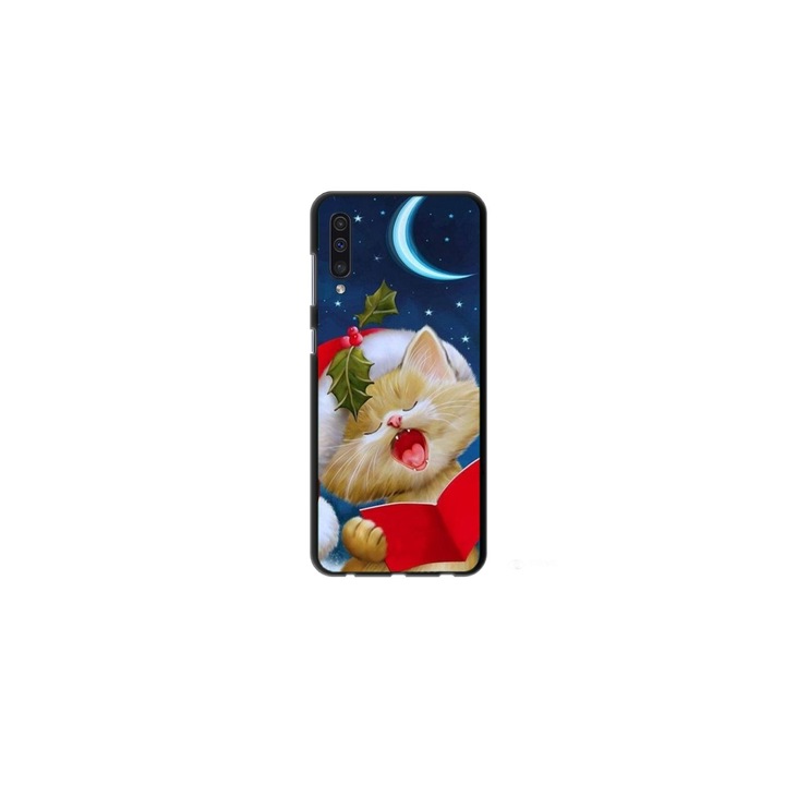 Калъф Custom HQ Print за Huawei P40 Lite E, модел Christmas Cat, многоцветен, S1D1M0048