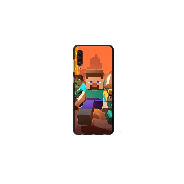 Egyedi HQ Print 360 fokos tok Huawei P30 Lite, Minecraft Model #1, Multicolor, S1D1M0125