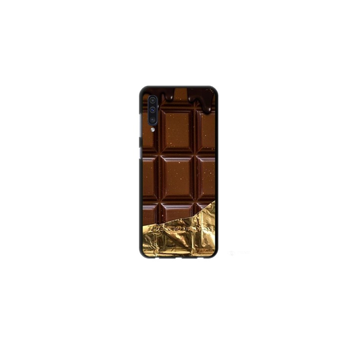 Husa personalizata HQ Print si Folie de Silicon pentru Huawei P40 Lite E, model Chocolate, multicolor, S1D1M0272