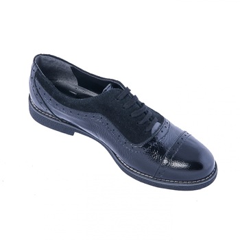 Pantofi dama, 465, Naplac + Velur Pantofi dama, 465, Naplac + Velur