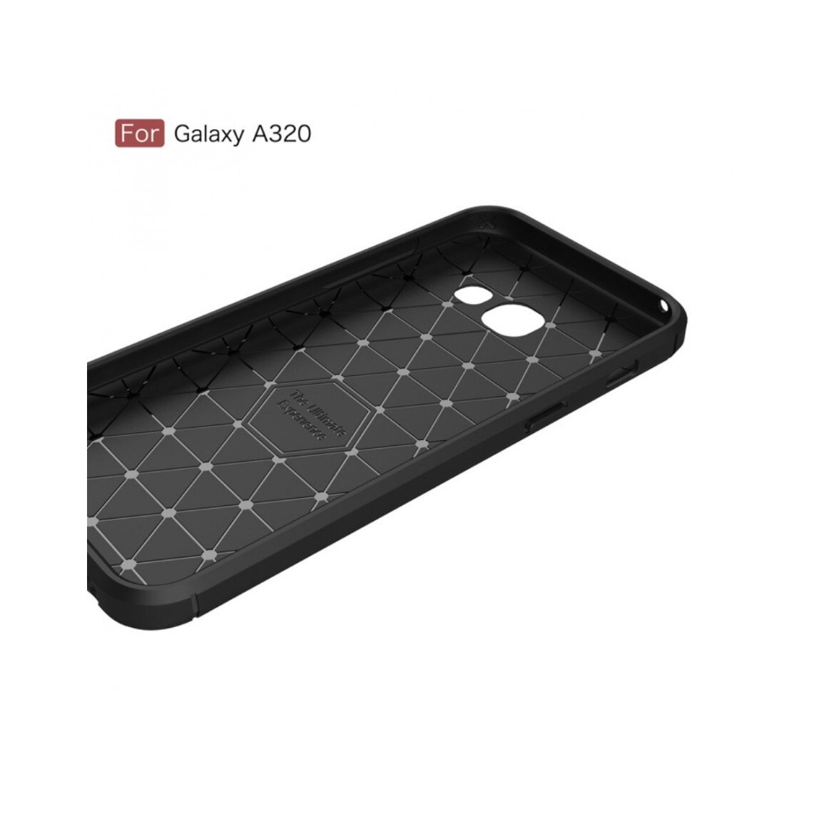 Carcasa protectie spate din gel TPU pentru Samsung Galaxy A3 (2017), rosie