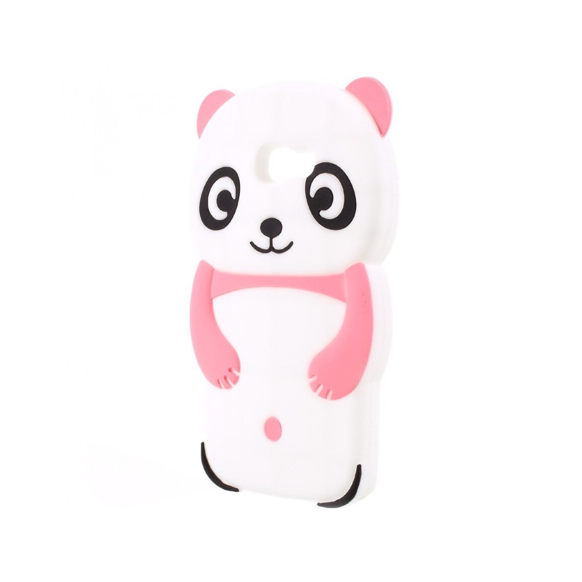 Carcasa protectie spate Panda pentru Samsung Galaxy A3 2017, roz deschis