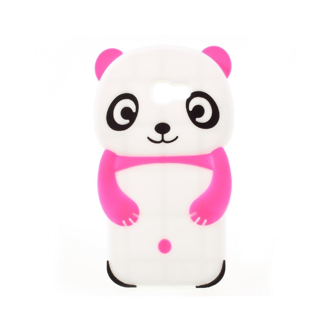 Carcasa protectie spate Panda pentru Samsung Galaxy A3 2017, roz inchis