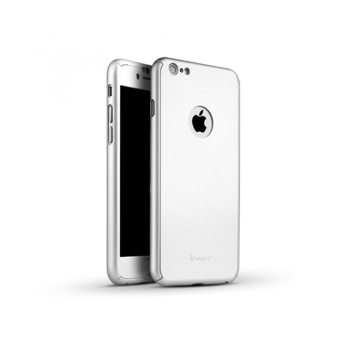 Husa protectie completa IPAKY pentru iPhone 6 / 6s, silver