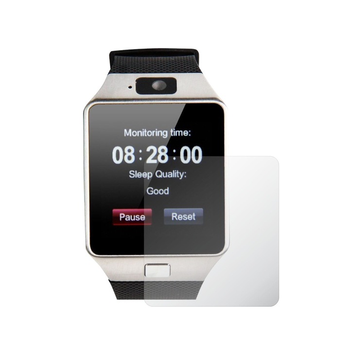 2 db képernyővédő fólia készlet, teljes fedőképességű, tapadó és nagyon rugalmas, láthatatlan Skinz ultra-tiszta önregeneráló, SmartWatch DZ09-hez