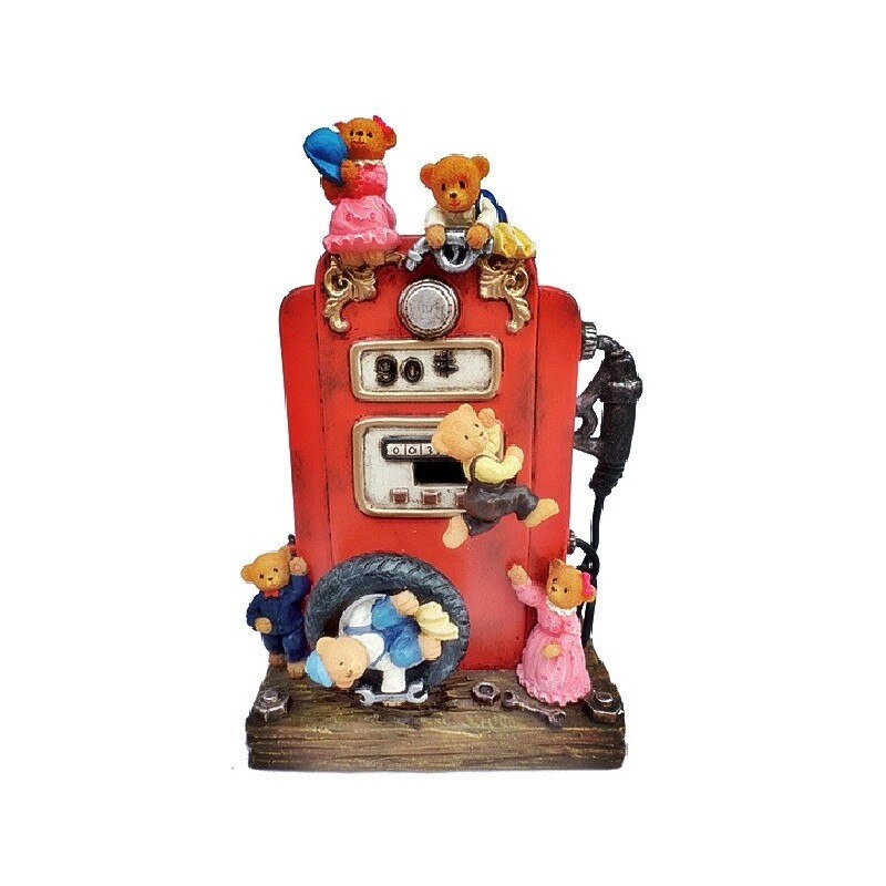 Cutie muzicala, Pompa de benzina cu ursuleti