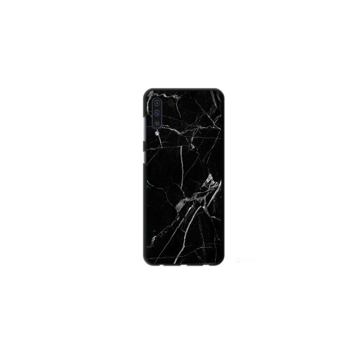Személyre szabott HQ Print 360 fokos tok Samsung Galaxy A7 (2018), Black Marble modellhez, többszínű, S1D1M0229
