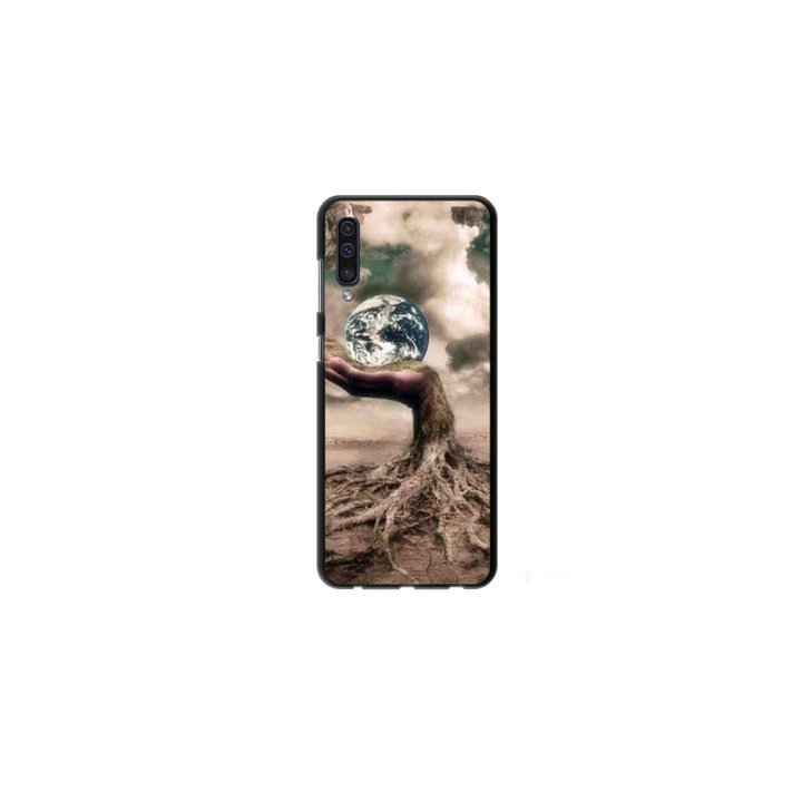 Husa personalizata HQPrint pentru Samsung Galaxy A70, model Abstract #4, multicolor, S1D1M0339
