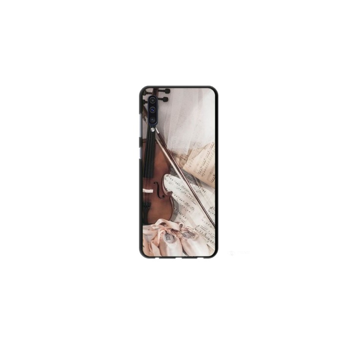 Husa personalizata HQ Print si Folie de Silicon pentru Huawei P40 Lite E, model Violon, multicolor, S1D1M0371