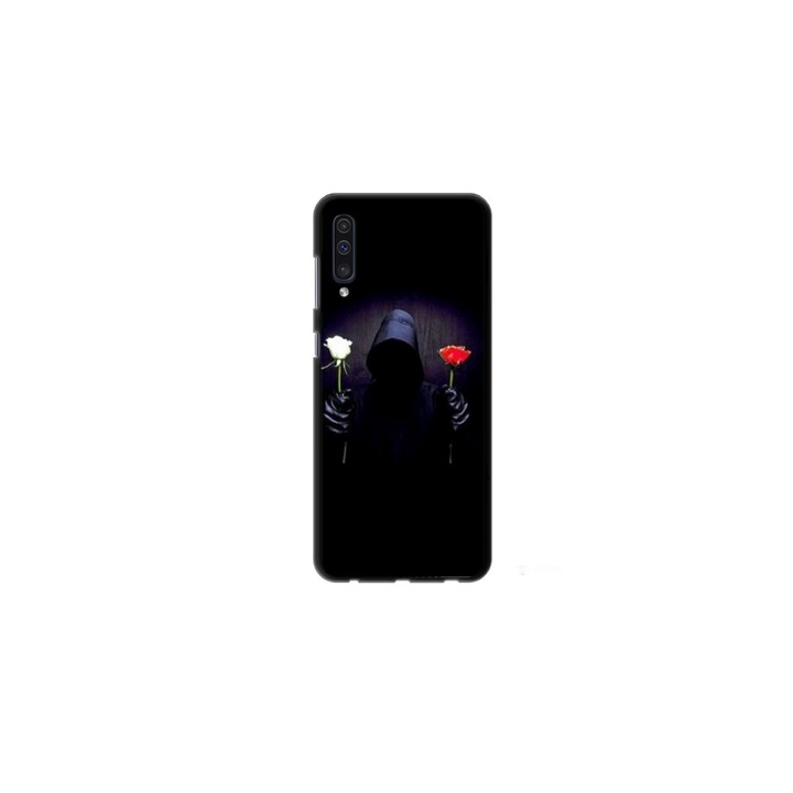 Személyre szabott HQ Print 360 fokos tok Samsung Galaxy A7 (2018) telefonhoz, válasszon Rose modellt, többszínű, S1D1M0343