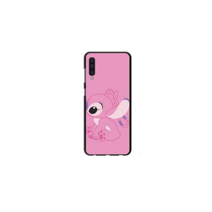 Személyre szabott úszótok 360 fokos burkolat Samsung Galaxy A50-hez, Pink Stitch modell, többszínű, S1D1M0005