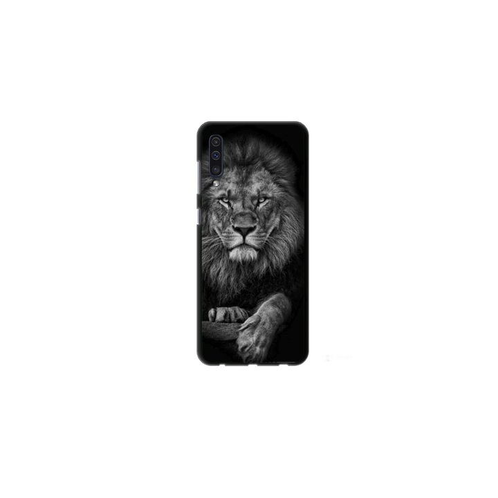 Husa personalizata Swim Case si Folie de Silicon pentru Huawei P40 Lite E, model Lion #2, multicolor, S1D1M0117