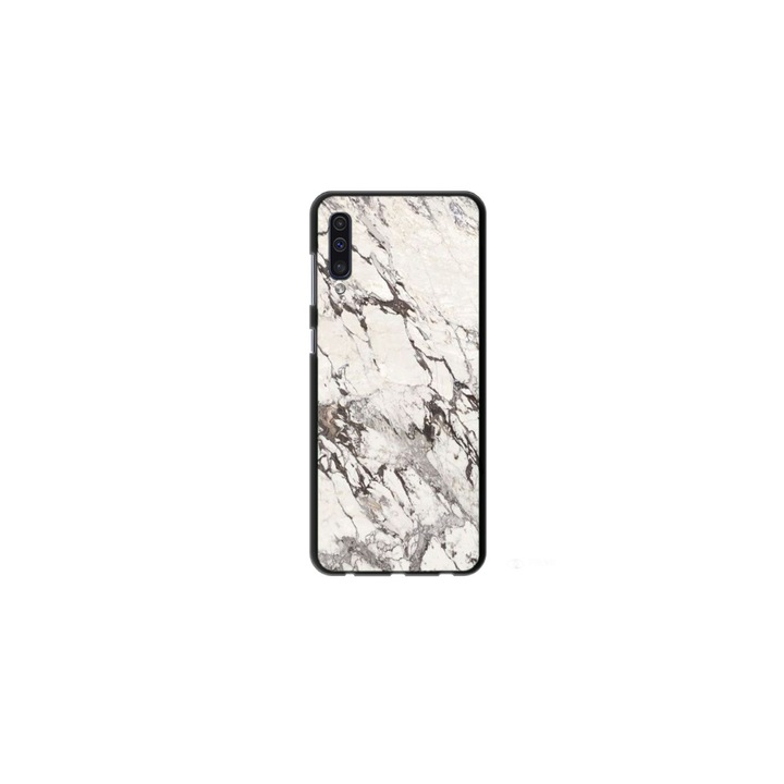 Персонализиран калъф за плуване за Huawei P40 Lite E, модел Бял мрамор, многоцветен, S1D1M0325