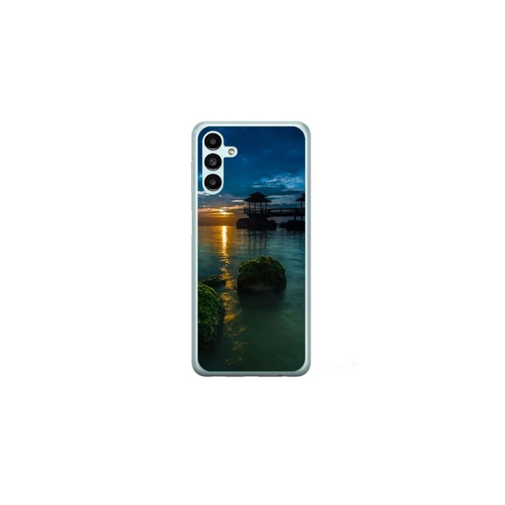 Персонализиран калъф за плуване за Samsung Galaxy S24, модел Nice View #1, многоцветен, S1D1M0060