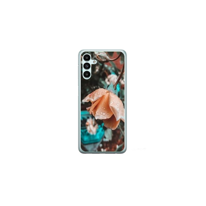 Кейс HQPrint и силиконово фолио за Samsung Galaxy A04s, модел Flowers #10, многоцветен, S1D1M0149