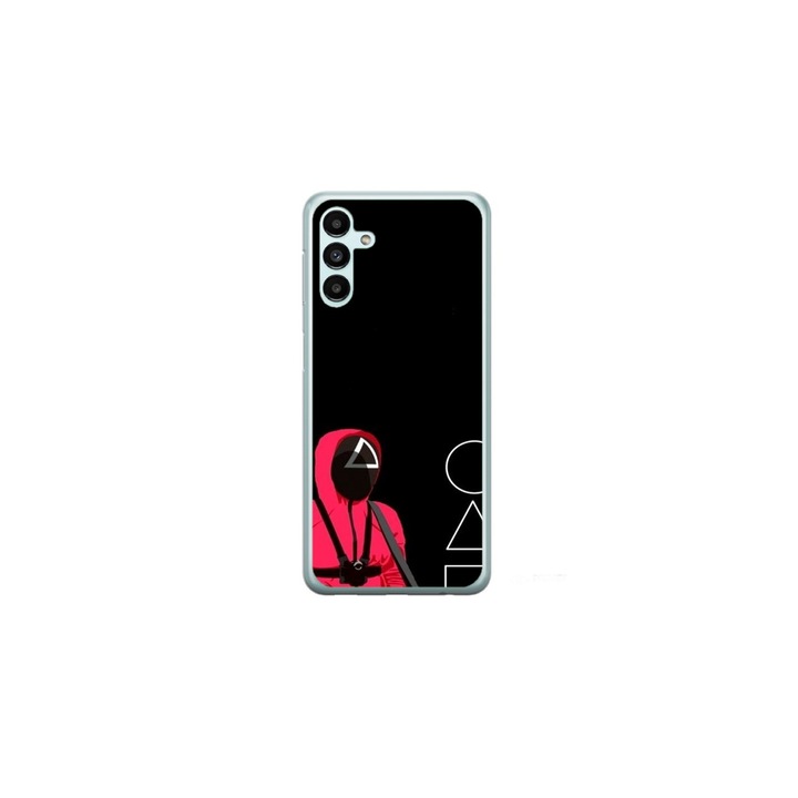 HQPrint персонализиран капак и силиконово фолио за Samsung Galaxy A14 5G, модел Squid Game #5, многоцветен, S1D1M0177