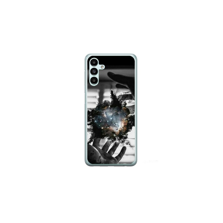 Персонализиран калъф за плуване за Samsung Galaxy S24 Plus, модел Dark Magic, многоцветен, S1D1M0020