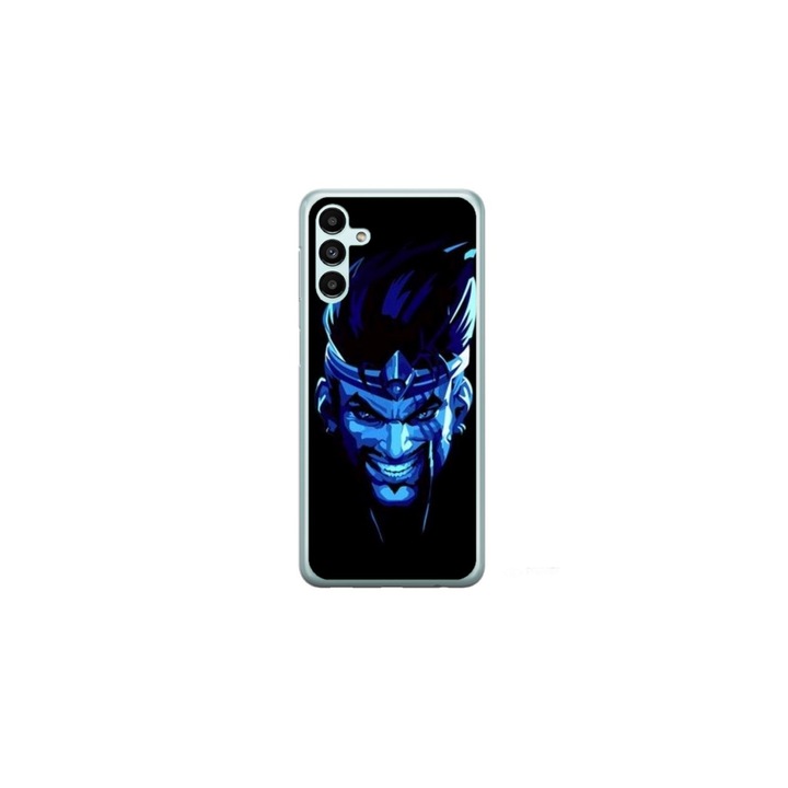 Husa personalizata HQPrint si Folie de Silicon pentru Samsung Galaxy S24 Plus, model Blue King, multicolor, S1D1M0305