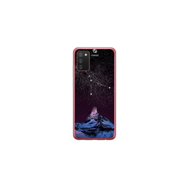 Husa personalizata HQ Print 360 de grad pentru Samsung Galaxy A03s, model Cancer Sky, multicolor, S1D1M0356