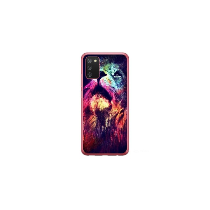 Husa personalizata HQPrint si Folie de Silicon pentru Samsung Galaxy A03s, model One Piece, multicolor, S1D1M0001
