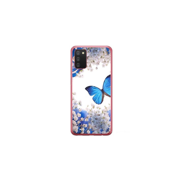 Egyedi HQ Print 360 fokos tok Samsung Galaxy A03s, Butterfly 4. modellhez, többszínű, S1D1M0041