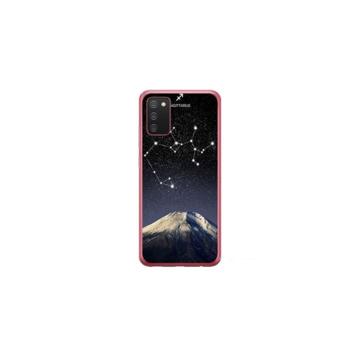 Husa personalizata HQPrint pentru Samsung Galaxy A03s, model Sagittarius, multicolor, S1D1M0346