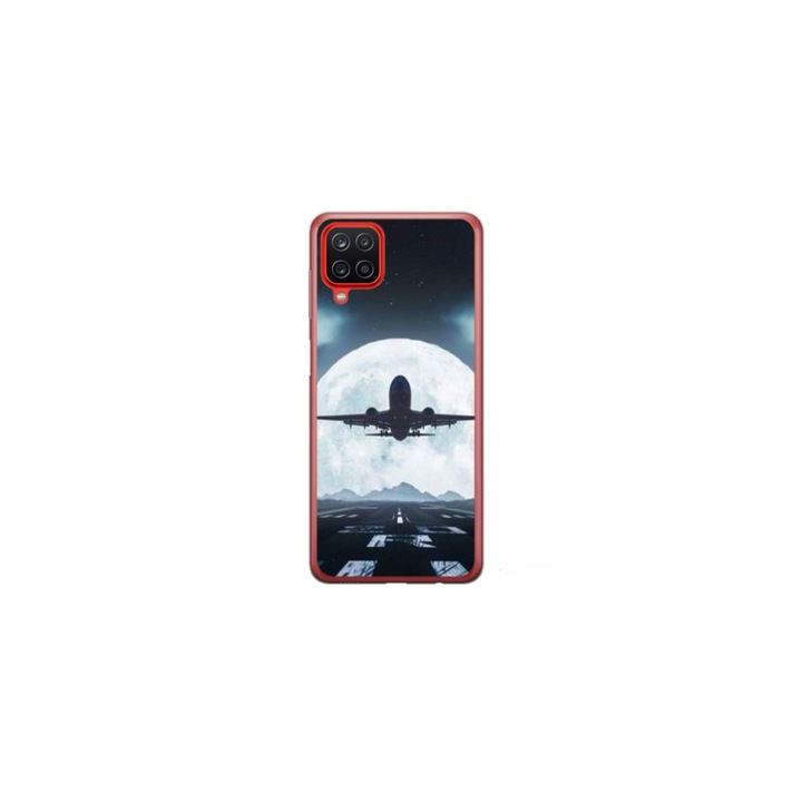 Personalized Swim Case 360 градусово покритие за Huawei P40 Lite, модел Moon Landing, многоцветен, S1D1M0077