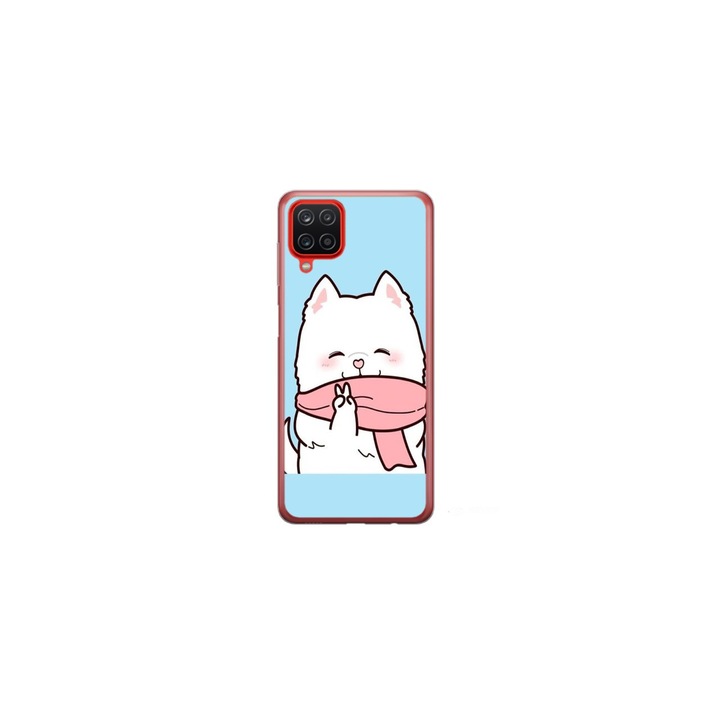 Husa personalizata HQ Print si Folie de Silicon pentru Huawei P40 Lite, model Cute Puppy, multicolor, S1D1M0232