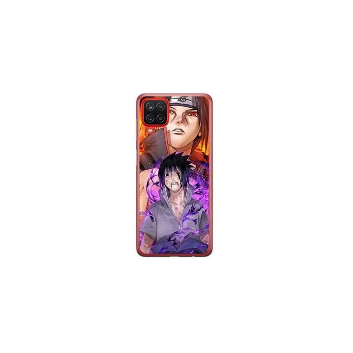 Husa personalizata HQ Print 360 de grade pentru Samsung Galaxy A12, model Naruto #3, multicolor, S1D1M0162