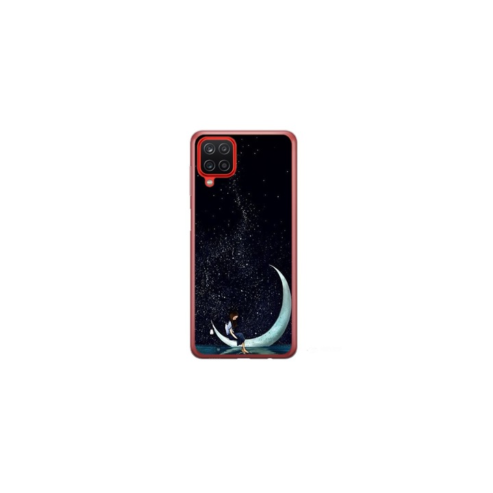 Custom HQ Print and Silicone Foil cover за Huawei P40 Lite, модел Moon Fishing, многоцветен, S1D1M0270