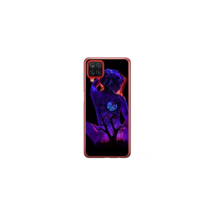 Husa personalizata HQ Print 360 de grade pentru Samsung Galaxy A12 5G, model Colorful #8, multicolor, S1D1M0329