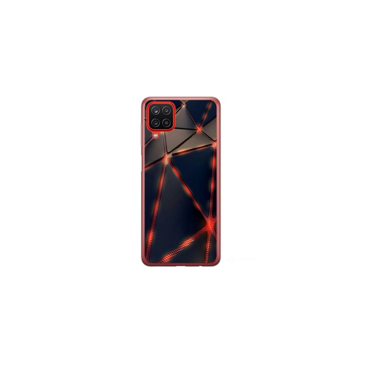 Personalized Swim Case 360 градусово покритие за Huawei P40 Lite, модел Lava Triangles, многоцветен, S1D1M0367