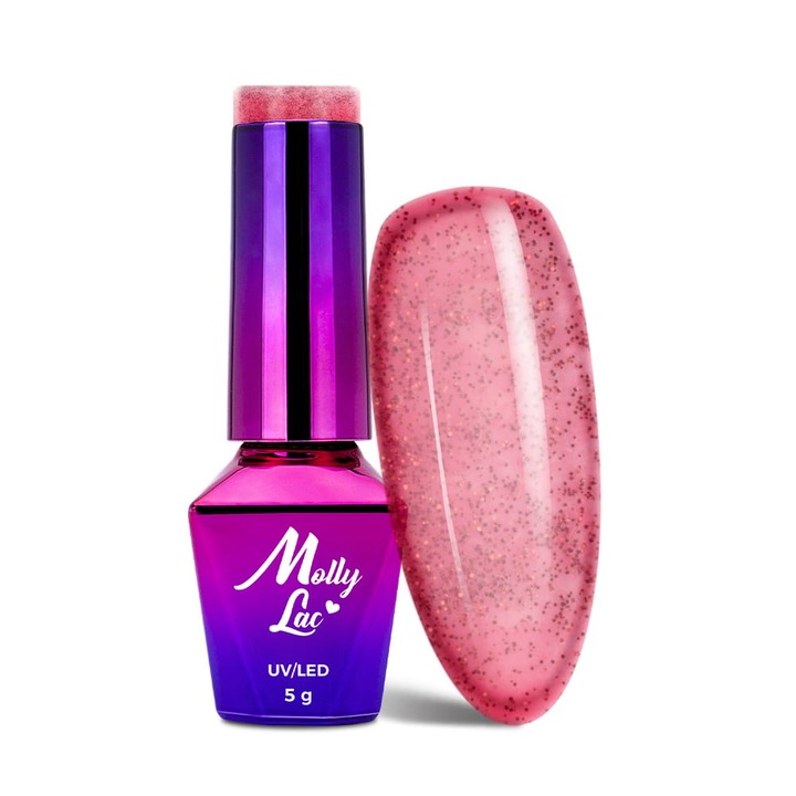 Lac de gel, Molly Lac, Glowing Time Fifth Avenue, 5 g, Nr. 233, 5903614295549