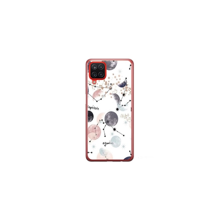 Személyre szabott HQ Print 360 fokos borító Samsung Galaxy A22 modellhez, Abstract #6, többszínű, S1D1M0372