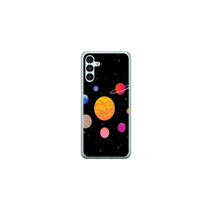 Персонализиран калъф за плуване 360 градуса за Samsung Galaxy A54, модел Colorful Galaxy, многоцветен, S1D1M0283