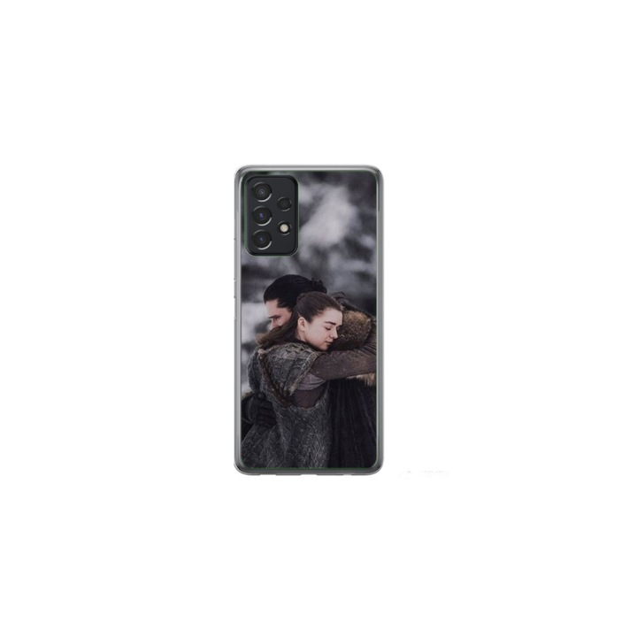 Husa personalizata HQ Print si Folie de Silicon pentru Samsung Galaxy A32 4G, model Game of Thrones #2, multicolor, S1D1M0084