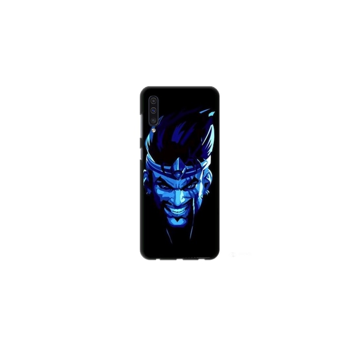 HQPrint személyre szabott borító Samsung Galaxy A50, Blue King modellhez, többszínű, S1D1M0305