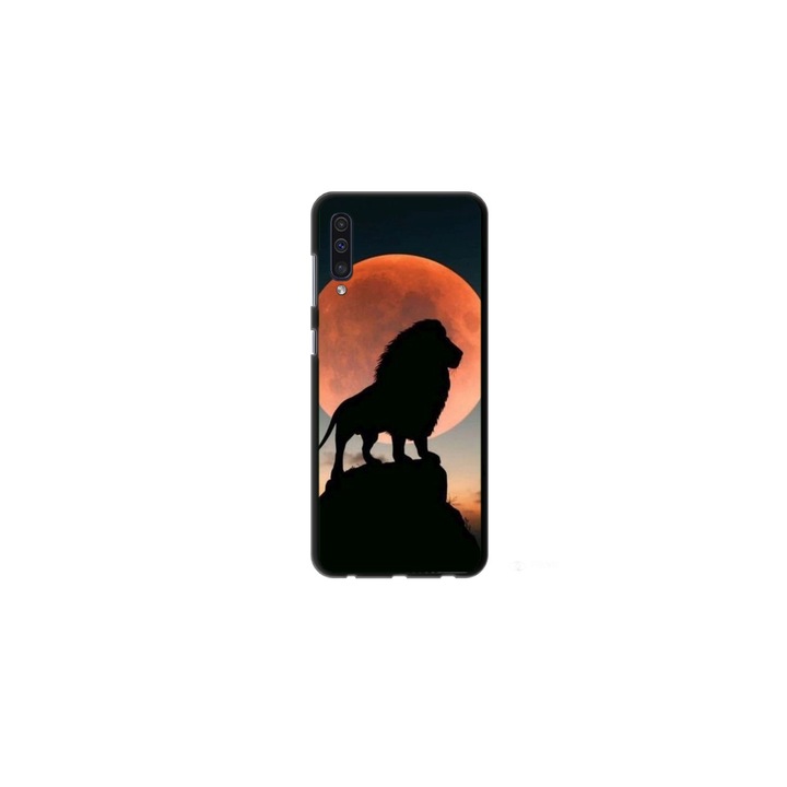 Személyre szabott HQ Print 360 fokos tok Samsung Galaxy A7 (2018), Lion #1 modellhez, többszínű, S1D1M0110