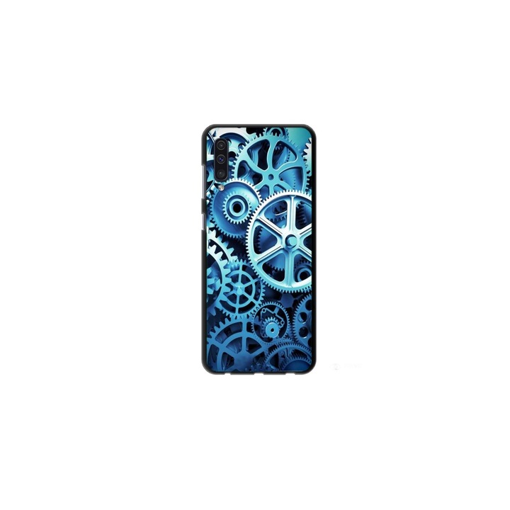 Személyre szabott HQ Print 360 fokos tok Samsung Galaxy A7 (2018), Clockwork modellhez, többszínű, S1D1M0250