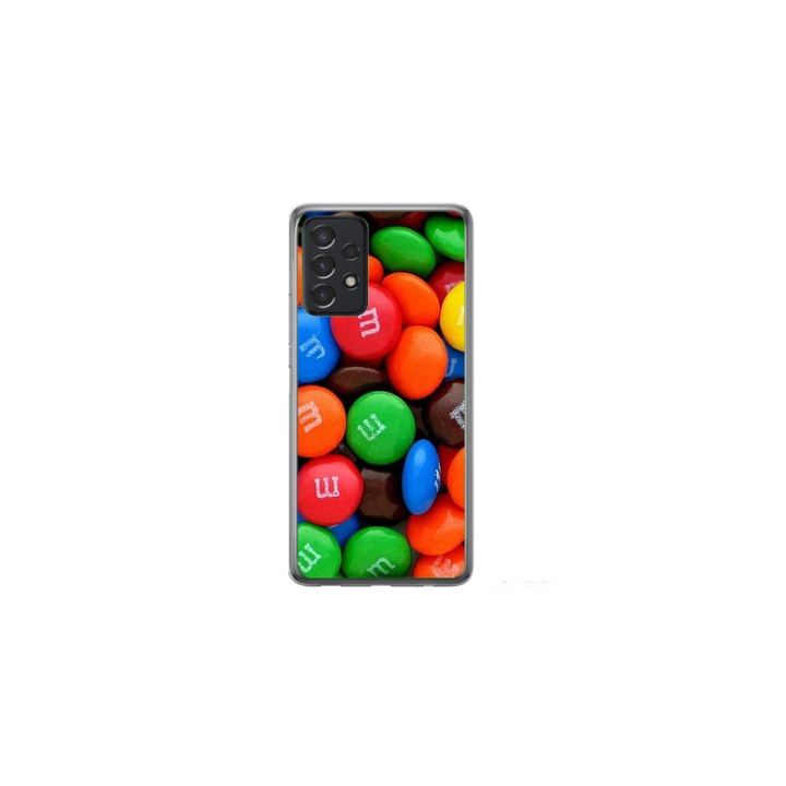 Husa personalizata HQ Print pentru Samsung Galaxy A23 5G, model MandM, multicolor, S1D1M0257