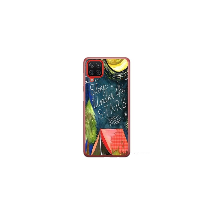 Egyedi HQ Print 360 fokos burkolat Samsung Galaxy A22 5G-hez, Aludjunk a STARS modell alatt, többszínű, S1D1M0268